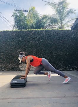 Cardio HIIT Circuit: Dumbbell & Step