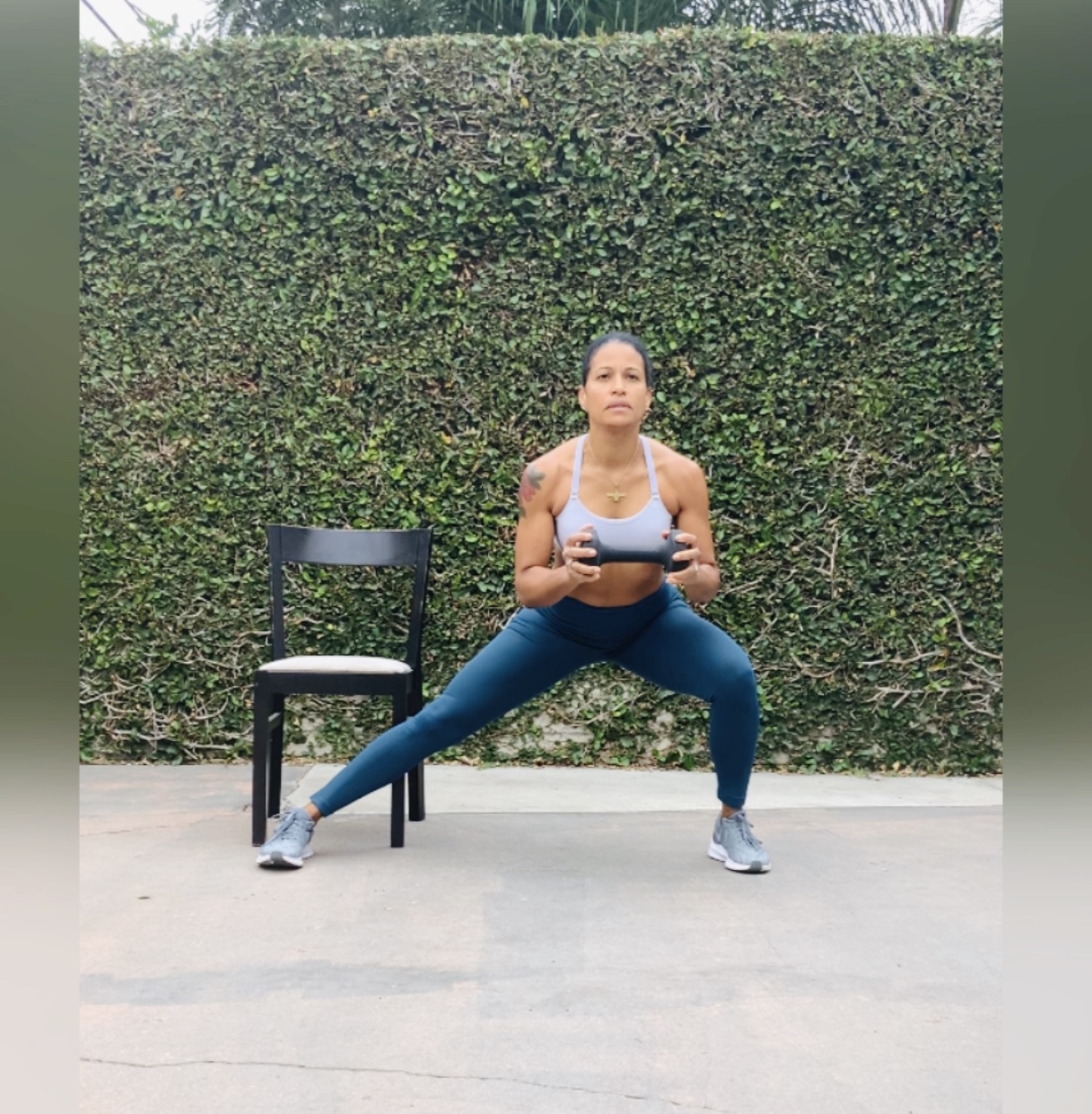 Buns & Thighs Circuit: Dumbbell & Chair