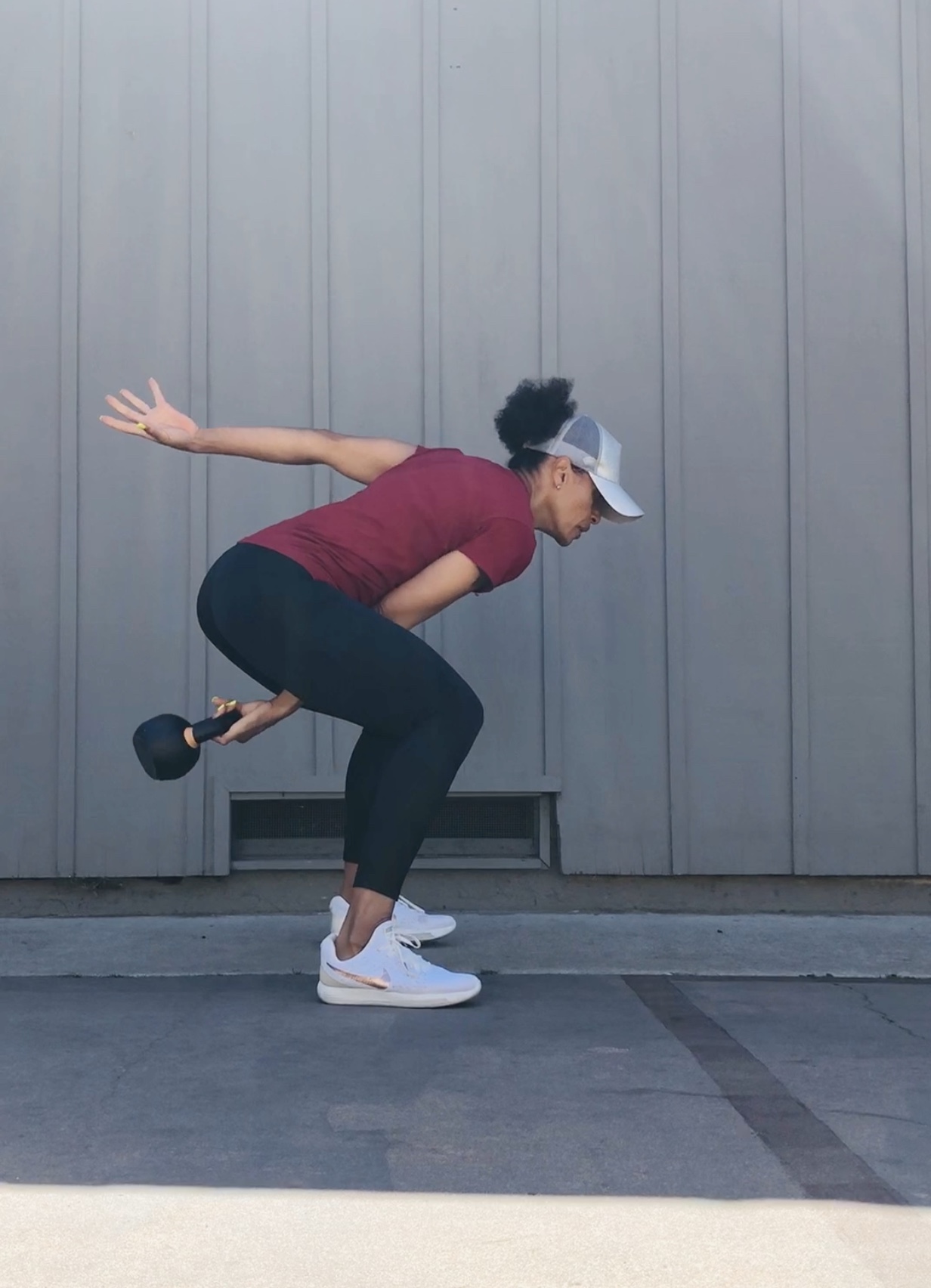 Cardio HIIT Circuit: Step & Kettlebell (or Chair and Dumbbell)