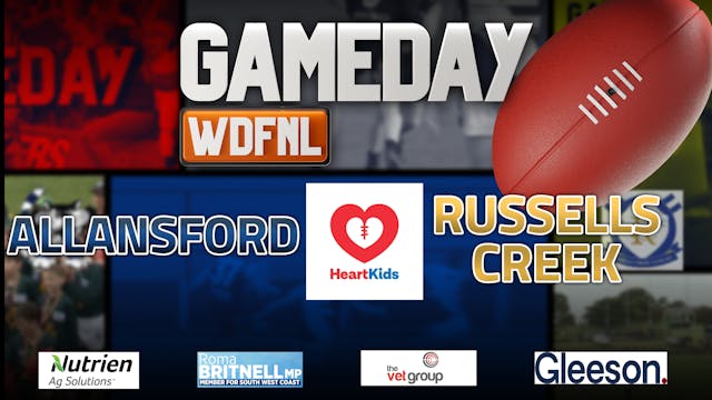 WDFNL Game Day -Allansford V Russells...