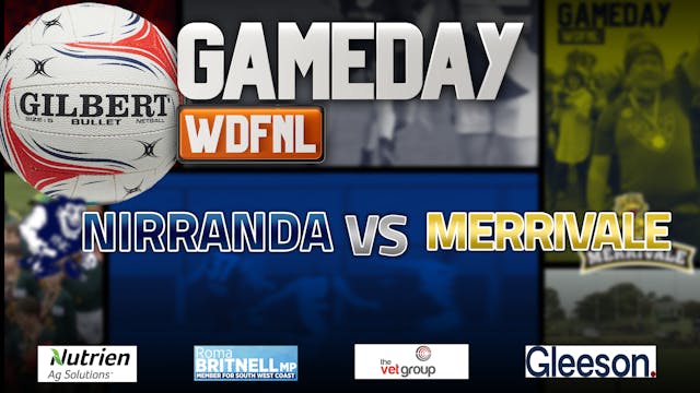 WDFNL Game Day - A Grade Netball - NI...