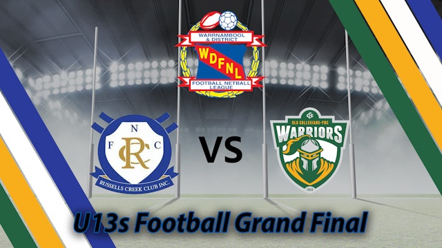 9th Sep 2023 - Russells Creek V Old Collegians - WDFNL U13 Football Grand Final