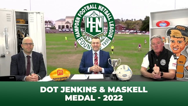 11th Sep 2022 - Dot Jenkins & Maskell Medal