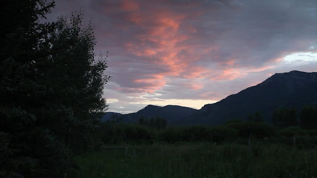 Wyoming Sky at Twilight