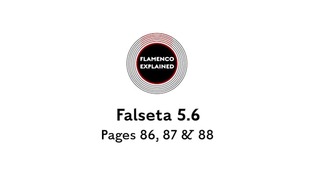 Bulerias Falseta Pages 86, 87 & 88