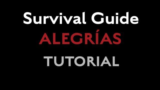 Survival Guide - Alegrias