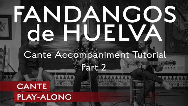 Cante Play-Along - Fandangos De Huelva - Cante Accompaniment TUTORIAL - Part 2