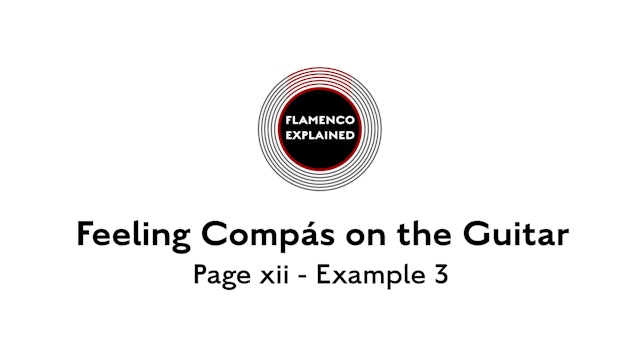 Feeling Compas on the Guitar - Example 3 page xii