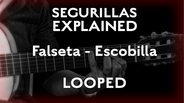 Seguirillas Explained - Escobilla Falseta- SLOW/LOOPED