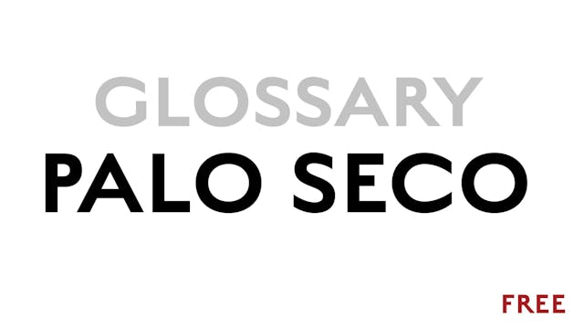 A Palo Seco - Glossary Term