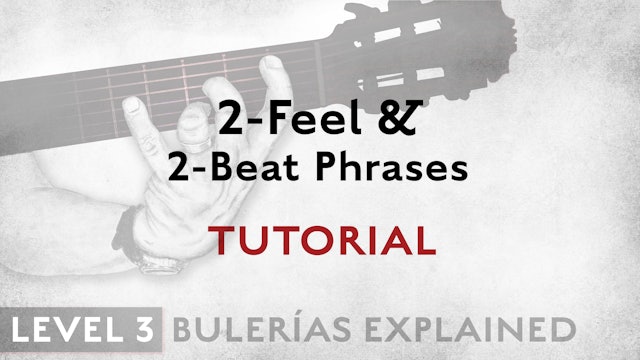 Bulerias Explained - Level 3 - 2-Feel & 2-Beat Phrases - TUTORIAL