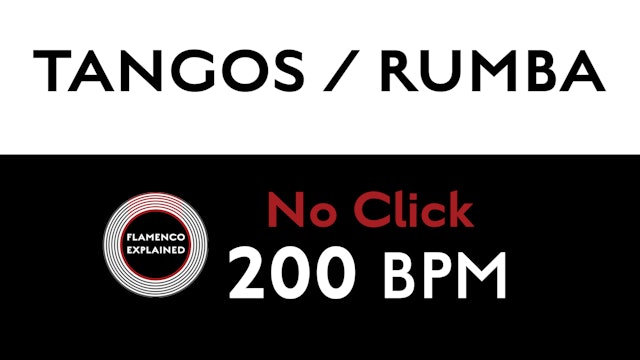 Compás Loops - Tangos/Rumba - 200 BPM - No Click