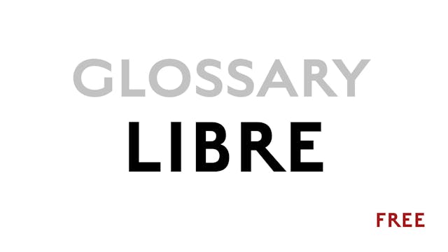 Libre - Glossary Term