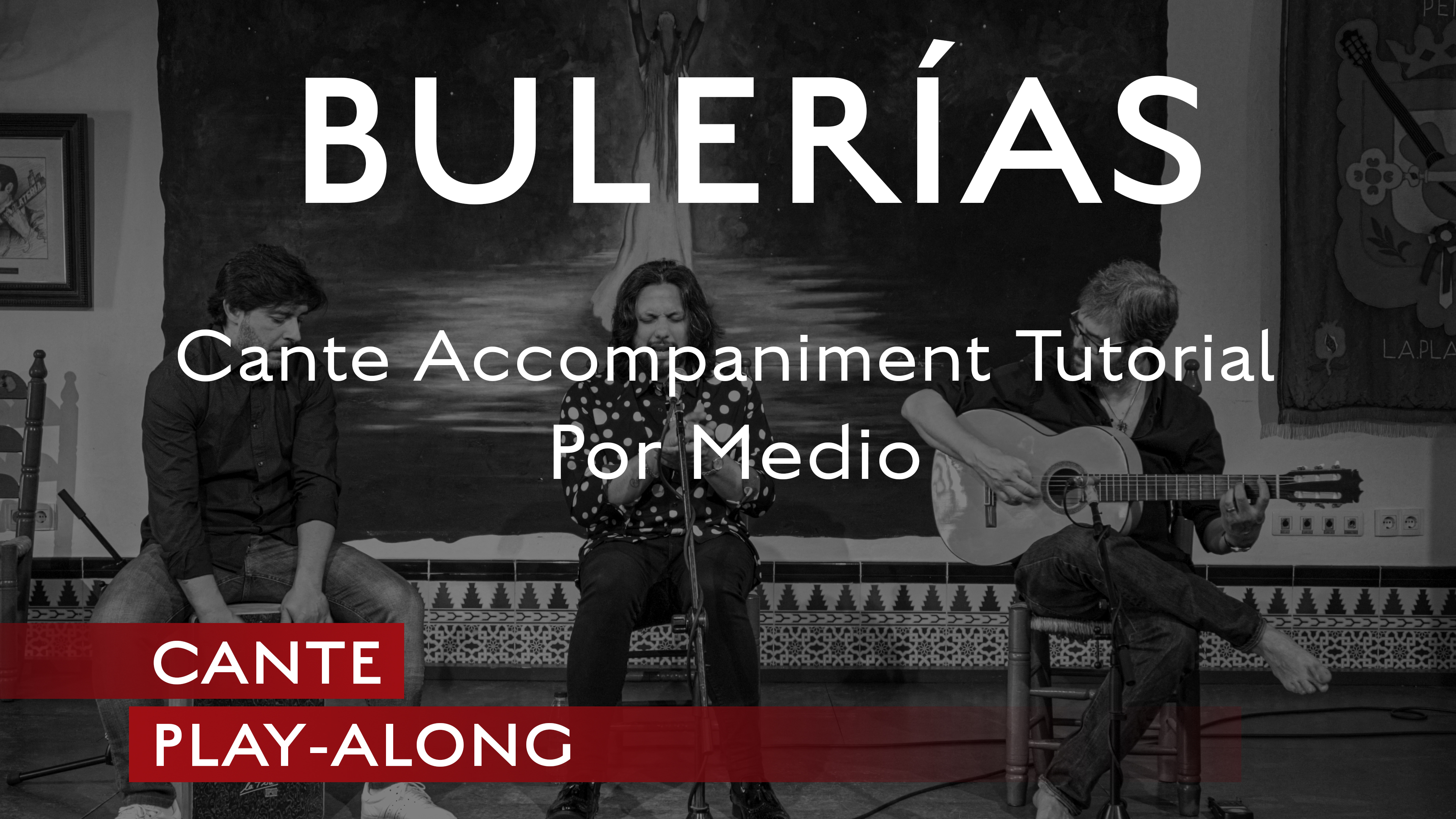 Cante Play-Along - Bulerias Cante Accompaniment TUTORIAL Por Medio