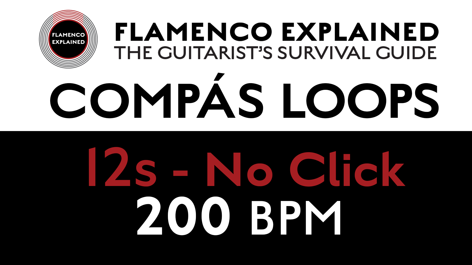 Compás Loops - 12s No Click 200 BPM