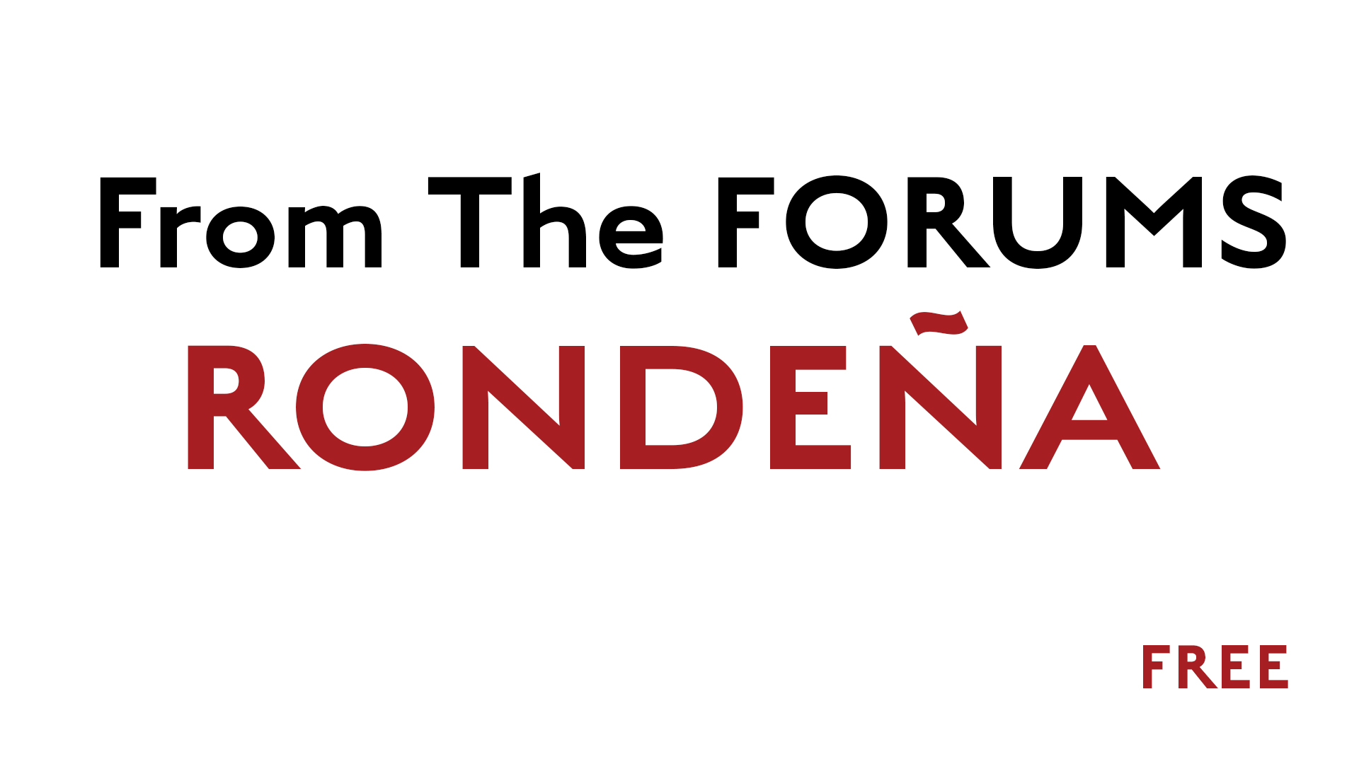 Rondeña Tuning Chords and Voicings - FREE