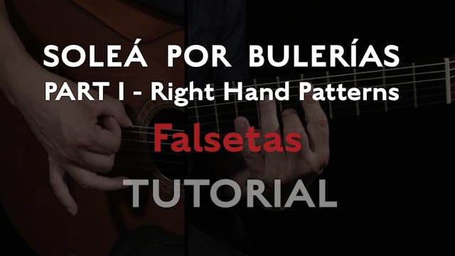 Solea Por Bulerias Right Hand Pattern...