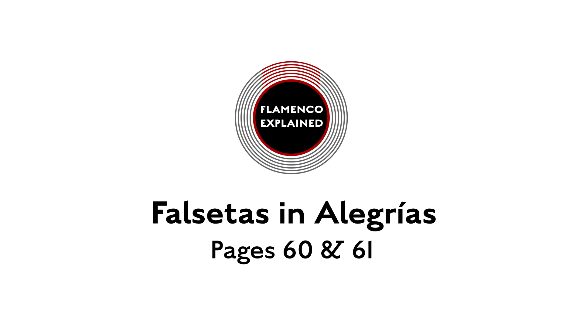 Alegrias Falsetas Pages 60 & 61