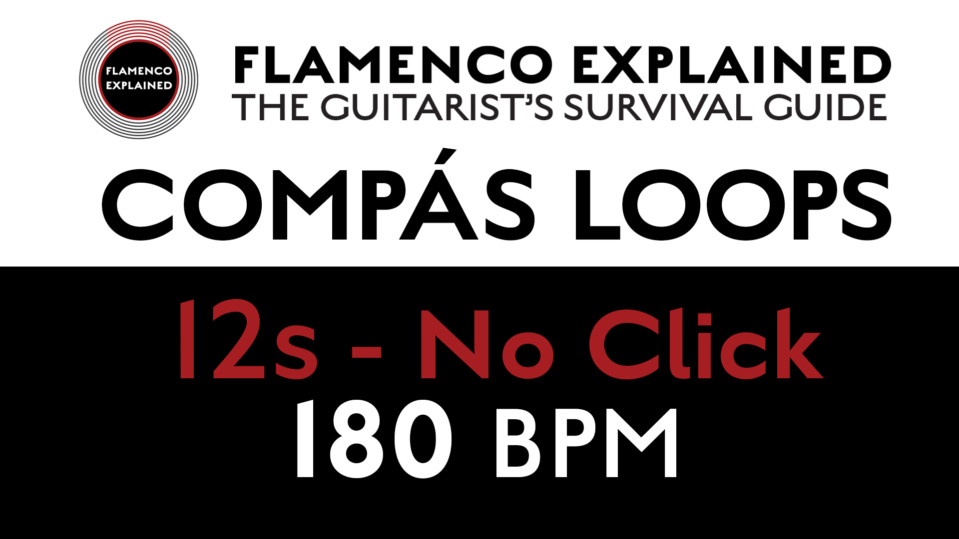 Compás Loops - 12s No Click 180 BPM