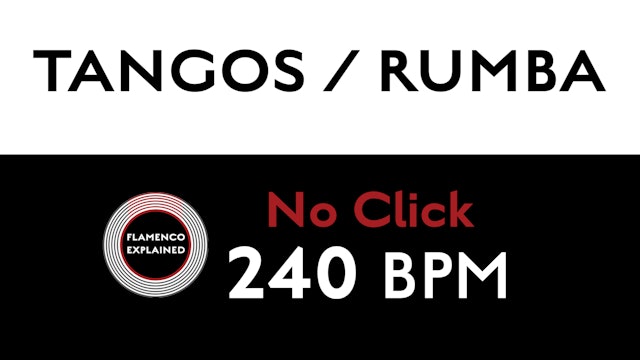 Compás Loops - Tangos/Rumba - 240 BPM - No Click