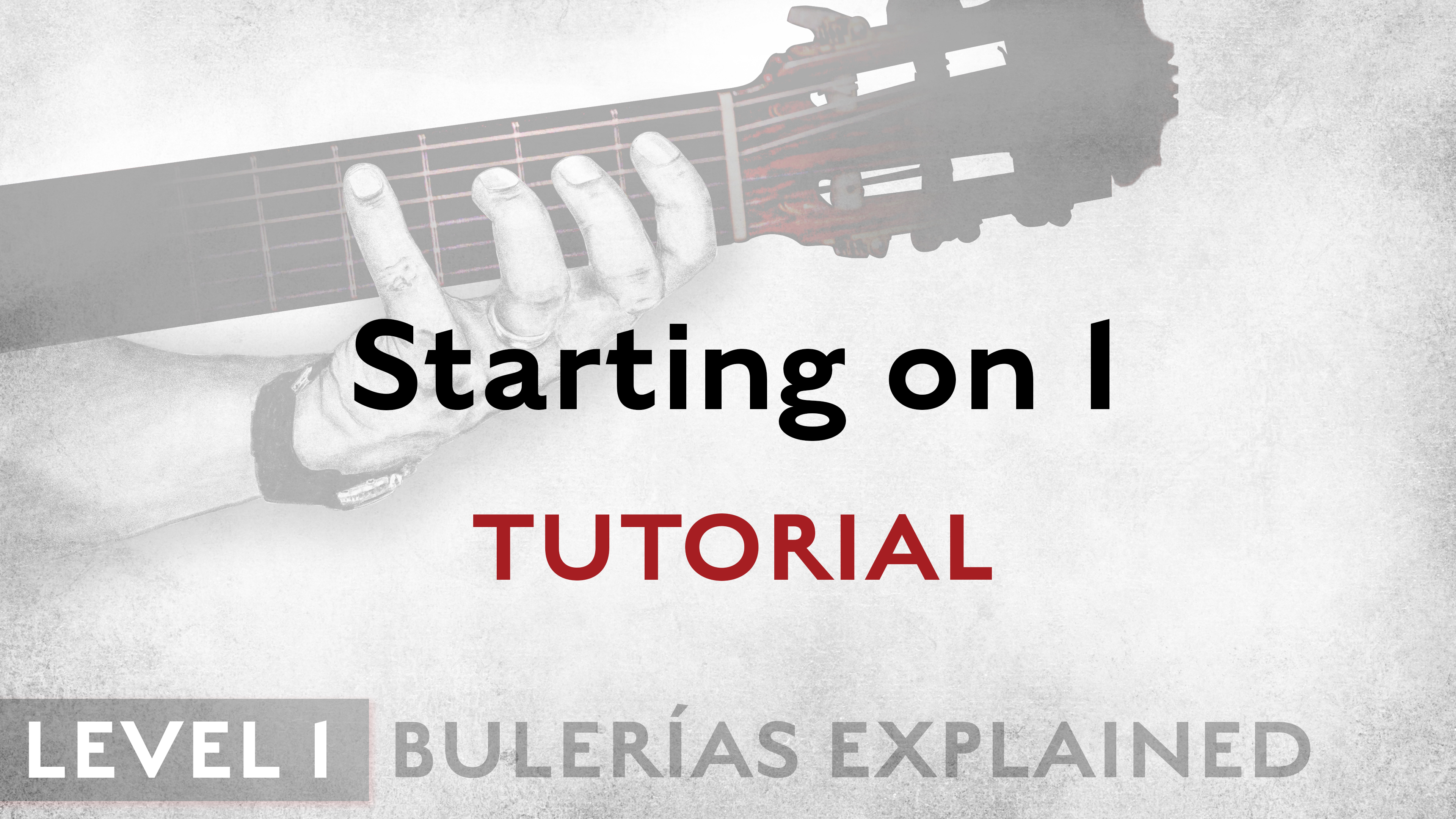 Bulerias Explained - Level 1 - Starting on 1 - TUTORIAL