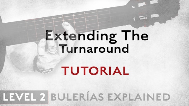 Bulerias Explained - Level 2 - Extending The Turnaround - TUTORIAL