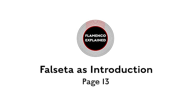 Solea Falseta As Introduction Page 13