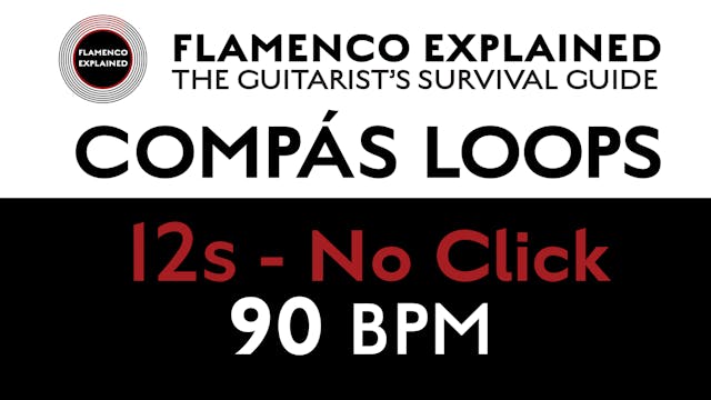Compás Loops - 12s No Click 90 BPM