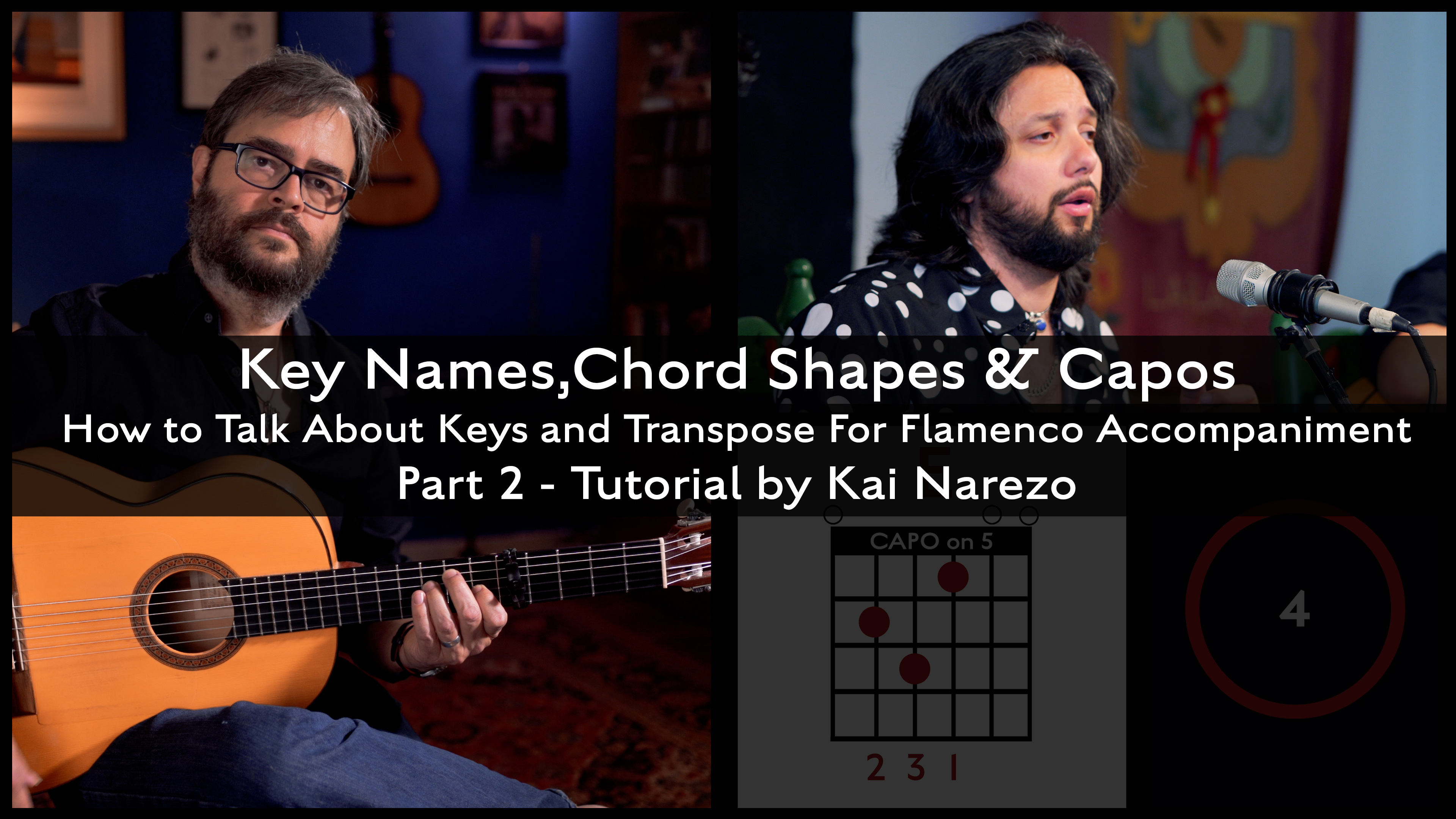 How-To Talk Keys and Transpose For Flamenco Accompaniment - Part 2 - TUTORIAL