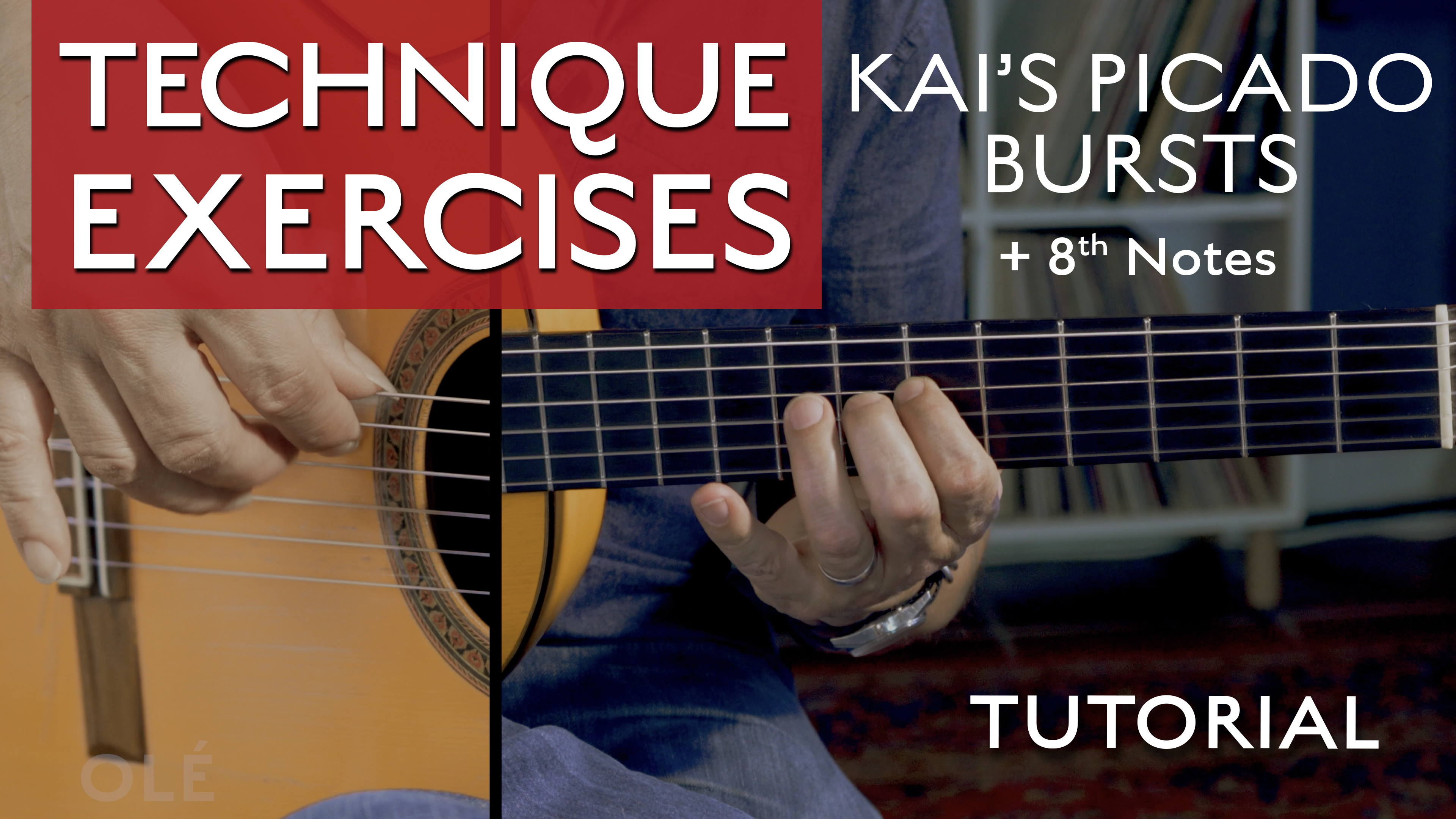 Technique Exercises - Kai's Picado Bursts Plus 8th Notes - TUTORIAL