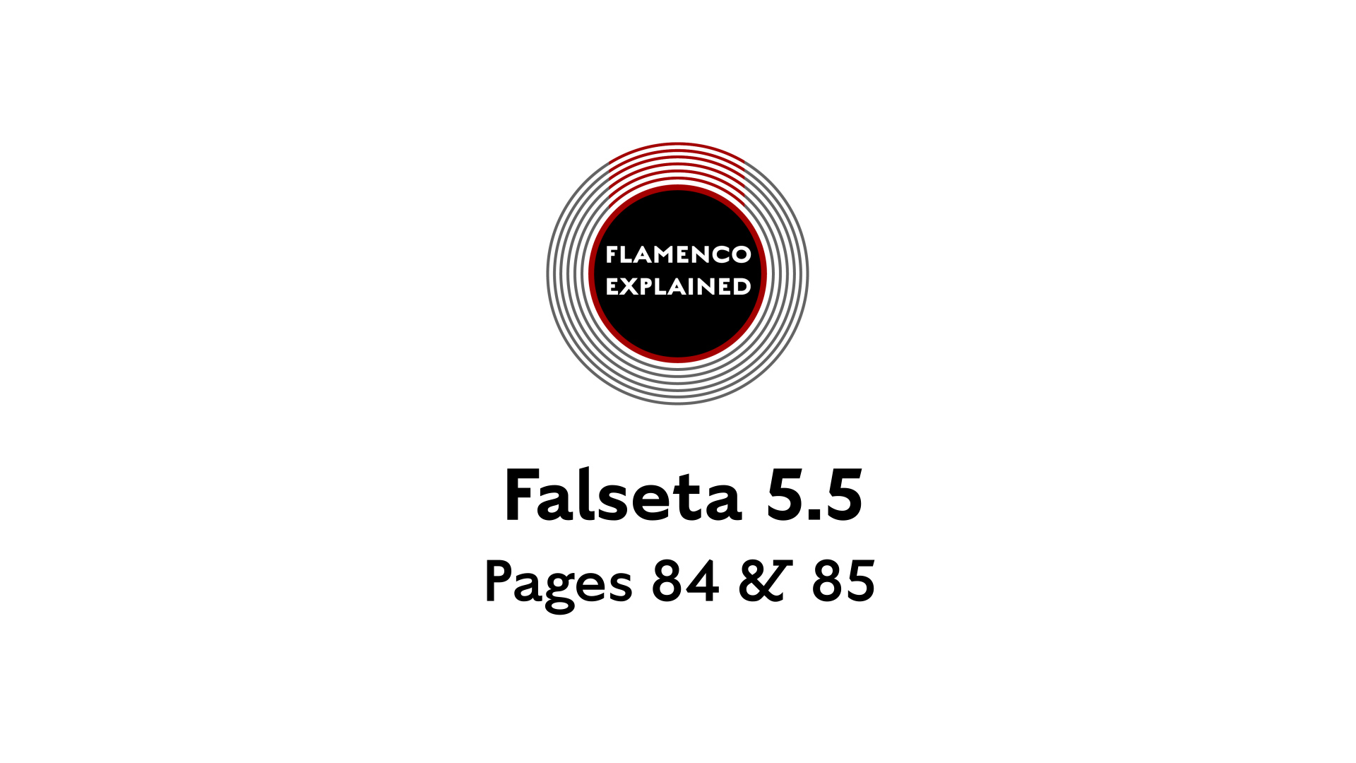 Bulerias Falseta Pages 84 & 85