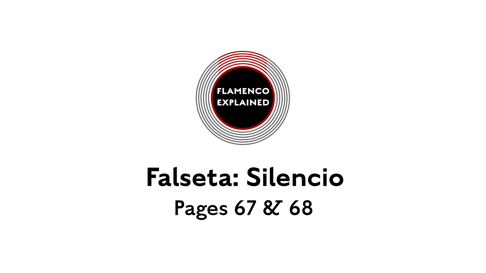 Alegrias Falseta Silencio Pages 67 & 68