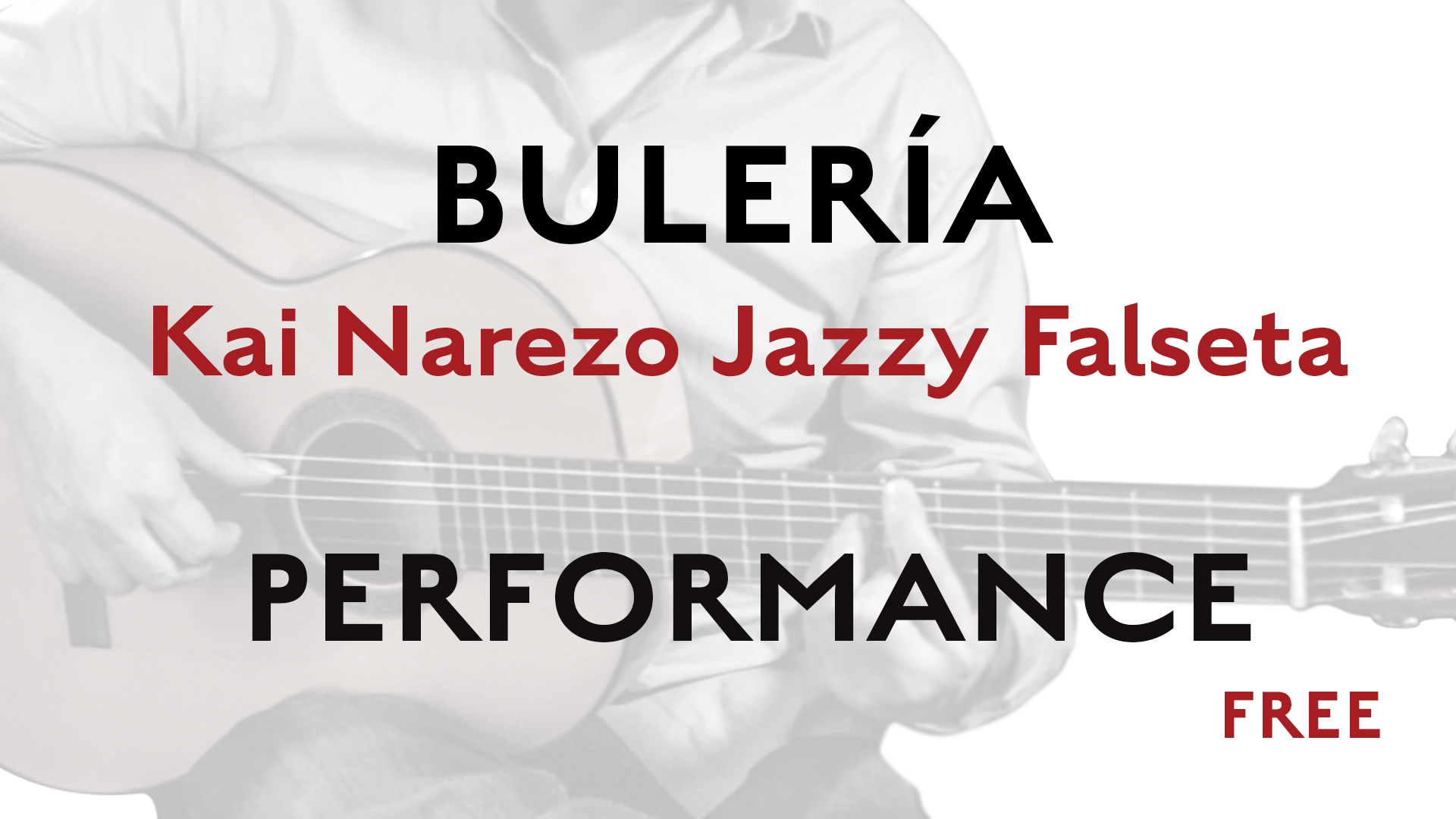 Friday Falseta Kai Narezo Jazzy Buleria Falseta - Performance