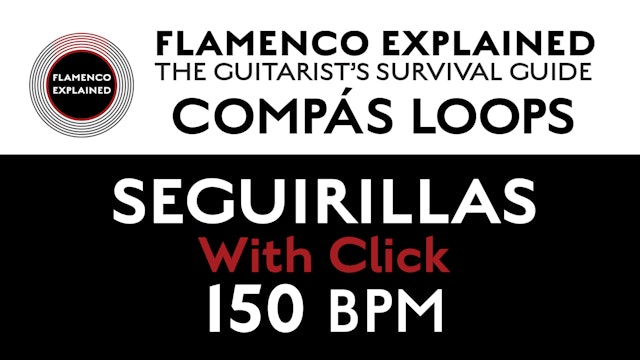 Compás Loops - Seguirilla - With Click 150 BPM