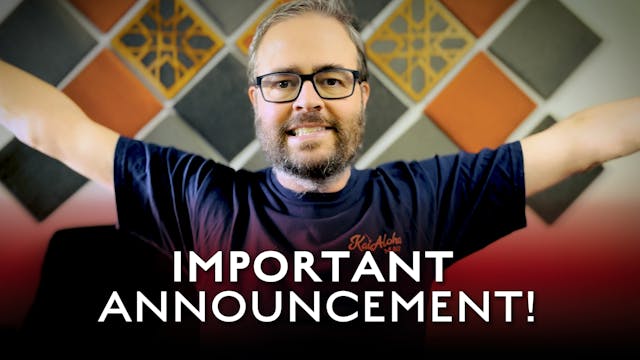 Important Announcement!