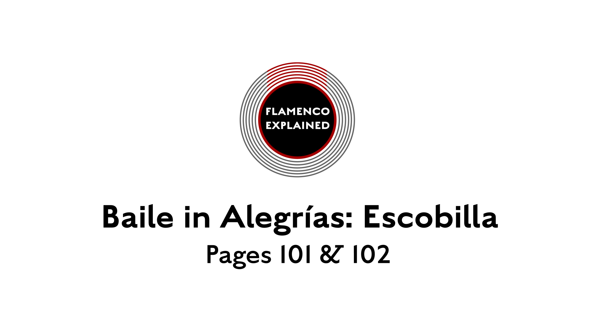 Alegrias Escobilla Pages 101 & 102