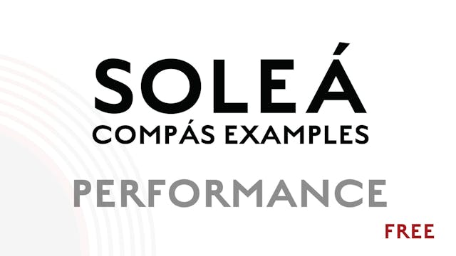 Solea Compas Examples - Performance