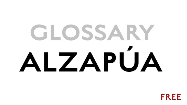 Alzapua - Glossary Term
