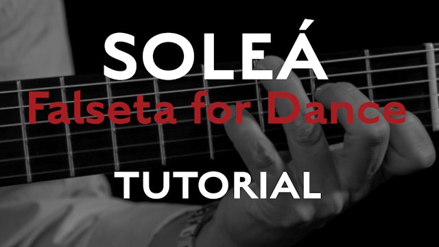 Friday Falseta - Solea Falseta for Dance - Tutorial