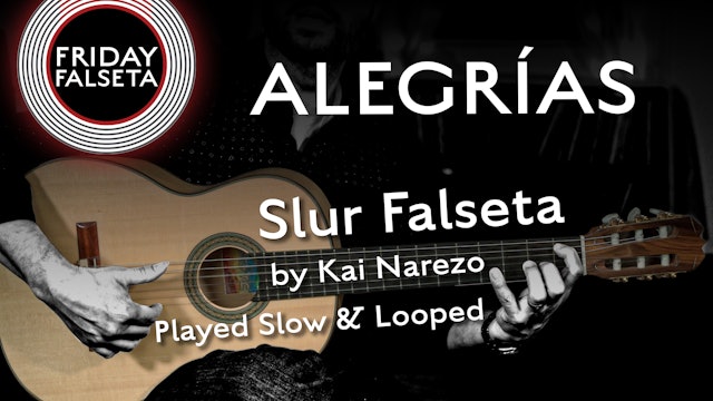 Friday Falseta - Alegrias Slur Falseta by Kai Narezo - SLOW / LOOP