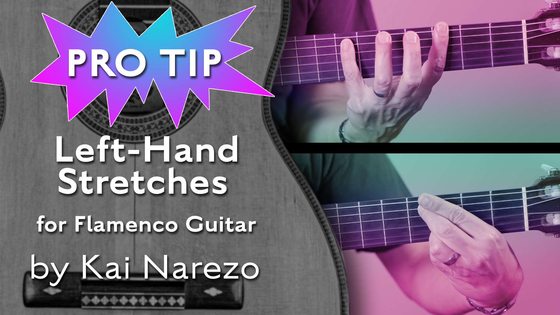 Pro-Tip: Left-Hand Stretches for Flamenco Guitar by Kai Narezo