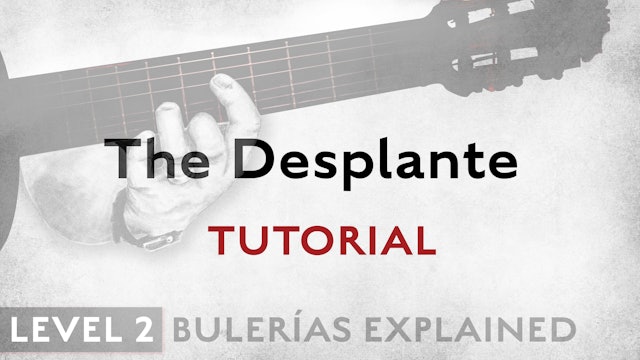 Bulerias Explained - Level 2 - The Desplante - TUTORIAL