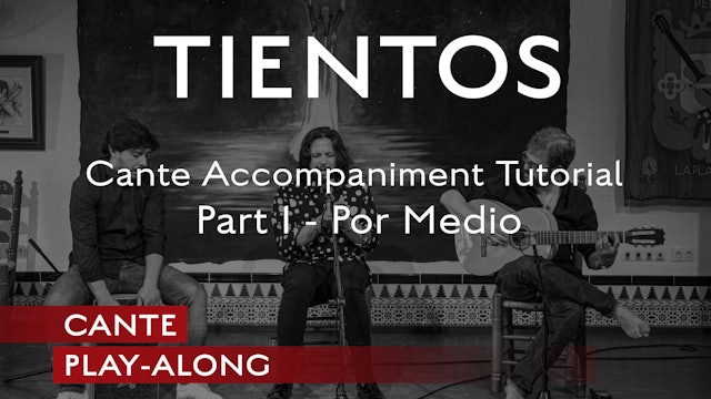 Cante Play-Along - Tientos - Cante Accompaniment TUTORIAL Part 1 - Por Medio