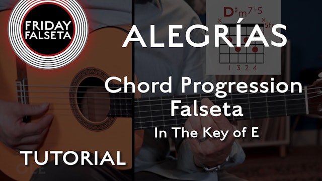 Friday Falseta - Alegrias in E - Chord Progression Falseta - TUTORIAL