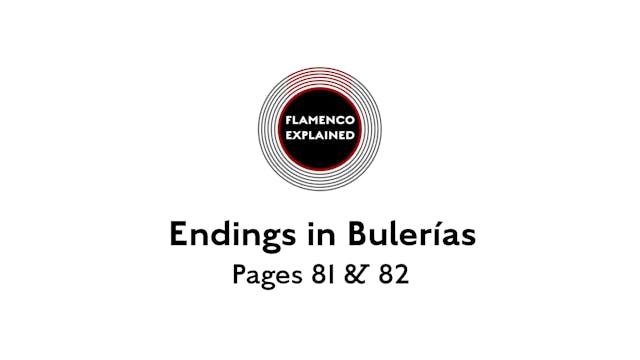 Bulerias Endings pages 81 & 82