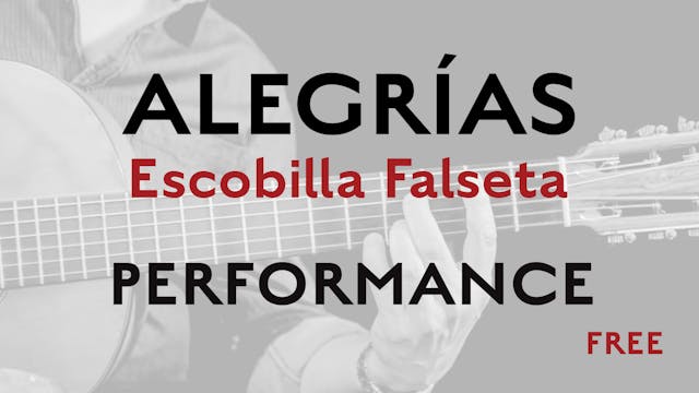 Friday Falseta - Alegrias Escobilla F...