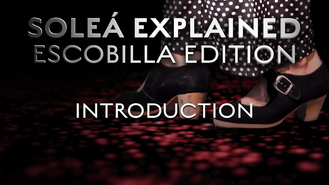 Soleá Explained Escobilla Edition - Introduction