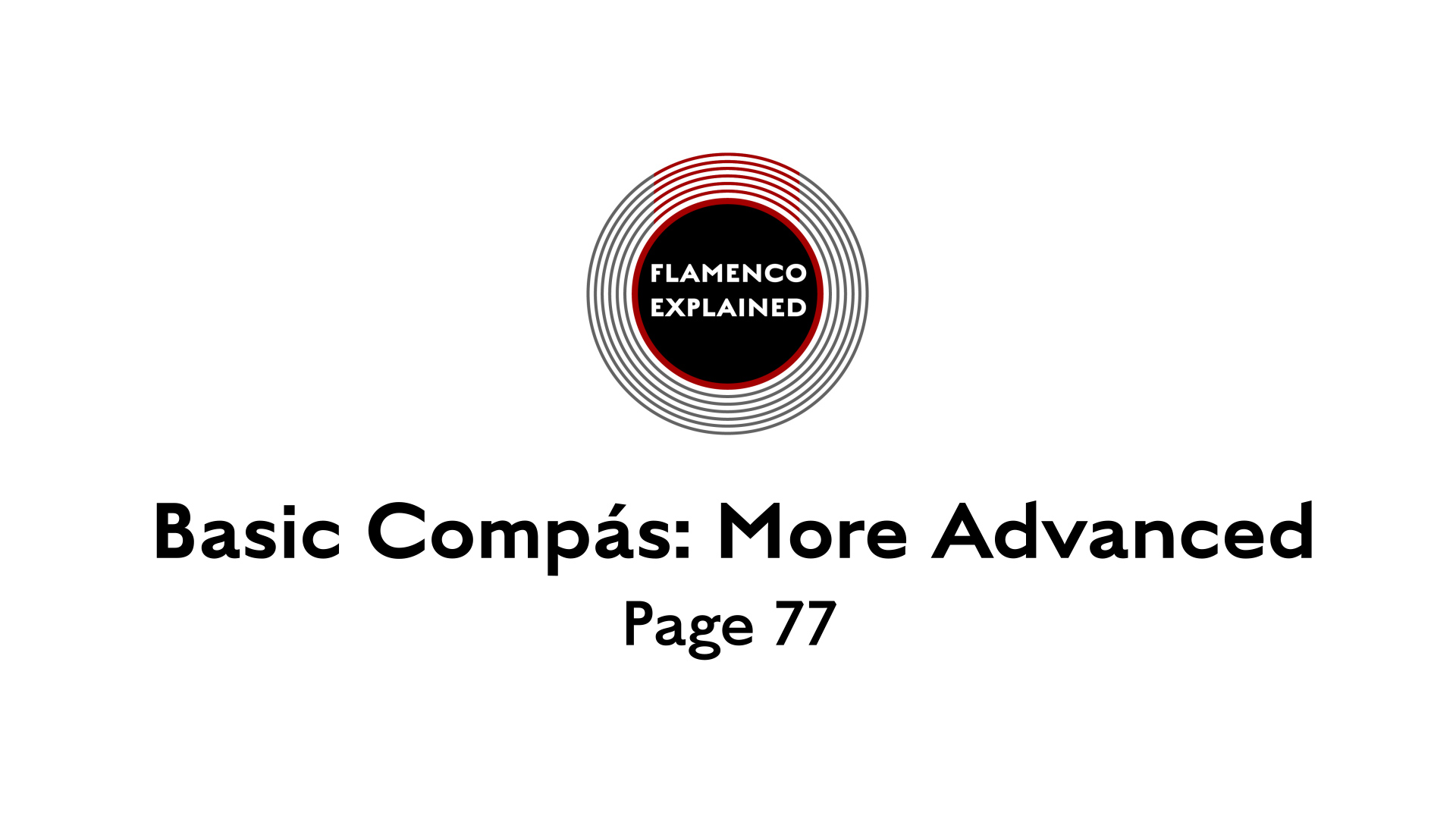 Bulerias Compas More Advanced Page 77