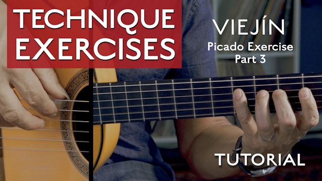 Technique Exercises - Viejín Picado Exercise Part 3 - TUTORIAL
