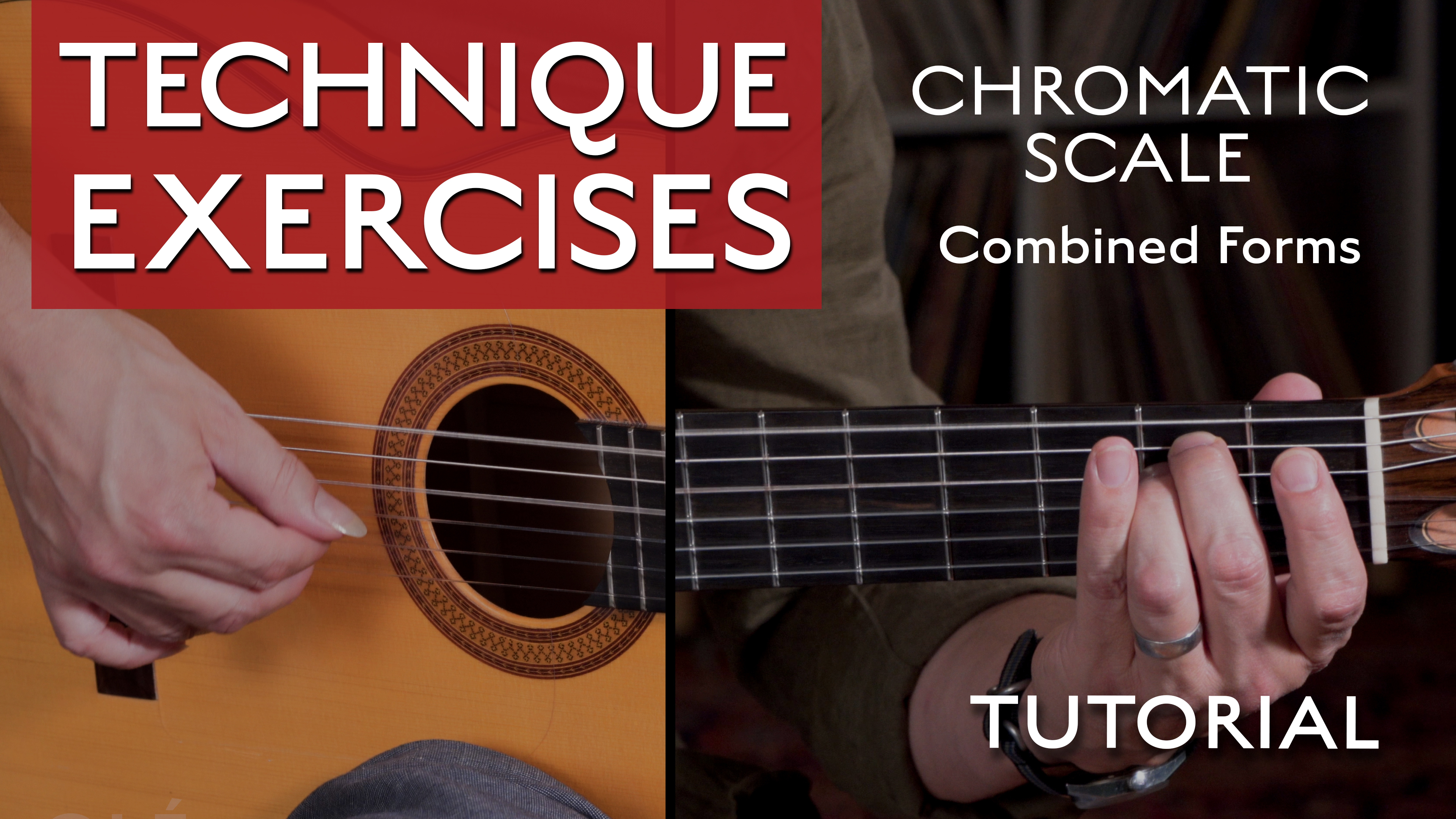 Technique Exercises - Chromatic Scale Combined Forms - TUTORIAL
